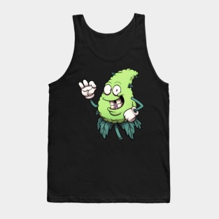 Weed Bud Character Plant Tank Top